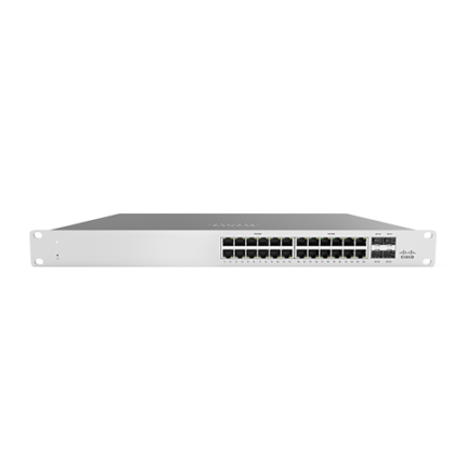 Cisco Meraki Managed L2 Gigabit Ethernet (10/100/1000) 1U Grey(MS120-24-HW)