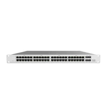 Cisco Meraki Managed L2 Gigabit Ethernet (10/100/1000) Power over Ethernet (PoE) 1U Grey(MS120-48LP-HW)