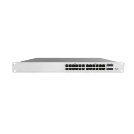 Cisco Meraki Managed L2 Gigabit Ethernet (10/100/1000) Power over Ethernet (PoE) 1U Grey(MS125-24P-HW)