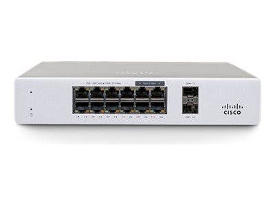 Cisco Meraki MS130-12X-HW - Compact PoE Switch