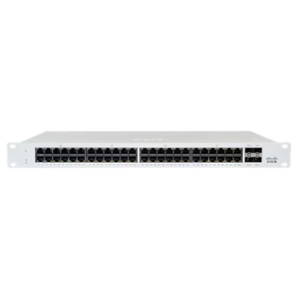 Meraki MS130-48 48-Port Cloud Managed GbE Access Switch w/ 4 x 1G SFP Ports & 5-Year Enterprise Licence(MS130-48-HW)