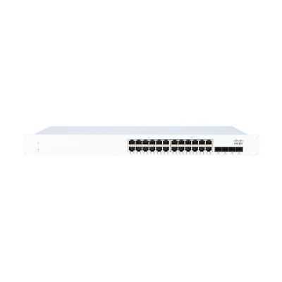 Cisco Meraki MS210-24P-HW network switch Managed Gigabit Ethernet (10/100/1000) Power over Ethernet (PoE) 1U Aluminium(MS210-24P-HW)