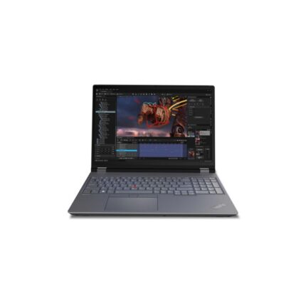 Lenovo ThinkPad P16 Intel® Core™ i7 i7-14700HX Mobile workstation 40.6 cm (16") WQXGA 32 GB DDR5-SDRAM 1 TB SSD NVIDIA RTX 2000 Ada Wi-Fi 6E (802.11ax) Windows 11 Pro Grey, Black(21FA004SUK)