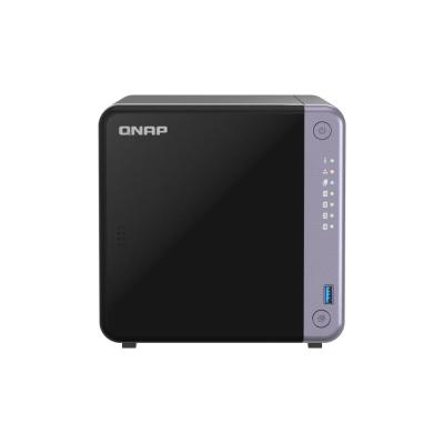 QNAP 4-bay desktop NAS - AL524 4C 2.0GHz 4GB DDR4 RAM (max 16GB) 1 x 10GbE SFP+ 2 x 2.5GbE 1 x PCIe Gen3 2 x USB 3.2 Gen1