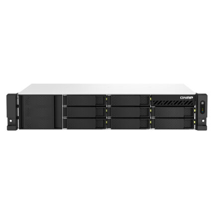 QNAP TS-864EU-RP-8G NAS/storage server Rack (2U) Ethernet LAN Black