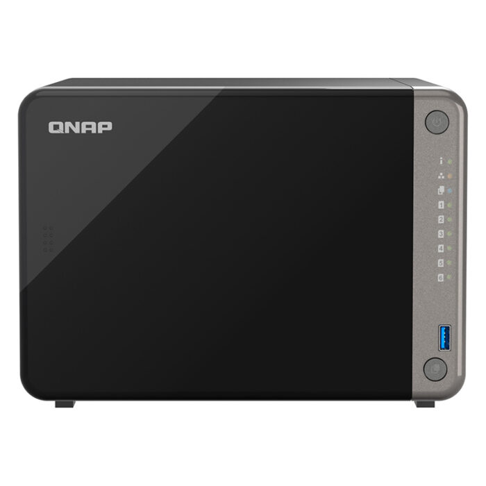 QNAP TS-AI642-8G NAS/storage server Tower Ethernet LAN Black Cortex-A76