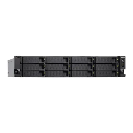 QNAP TS-h1277XU-RP NAS Rack (2U) AMD Ryzen™ 7 3700X 128 GB DDR4 0 TB QNAP QTS Black, Grey