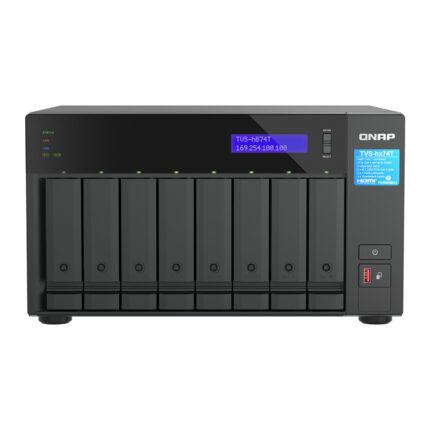 QNAP TVS-H874T-I9-64G NAS/storage server Tower Ethernet LAN Black