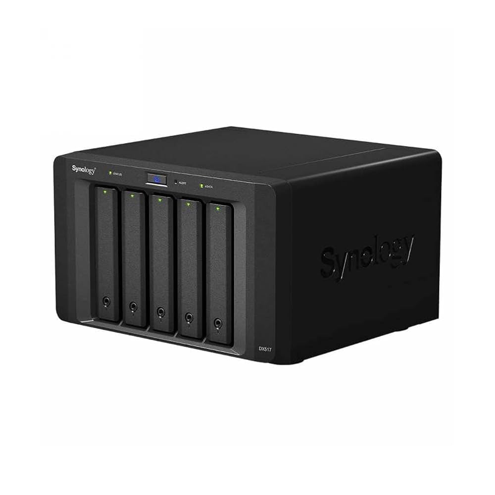 41Giqo8JmiL._UF1000,1000_QL80_DpWeblab_ Synology DX517 5-Bay 50TB NAS Expansion Module w/ 5x10TB IronWolf Hard Drive Bundle(DX517/50TB-SIW) - Image 1