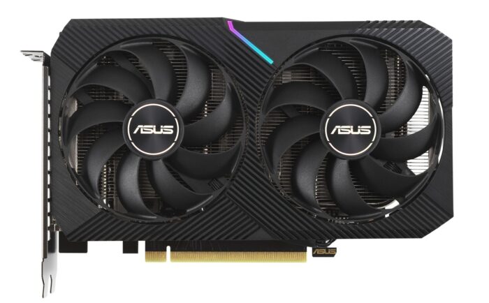 90YV0GB2-M0NA10 ASUS Dual -RTX3060-O12G-V2 NVIDIA GeForce RTX 3060 12 GB GDDR6 (90YV0GB2-M0NA10) - Image 1
