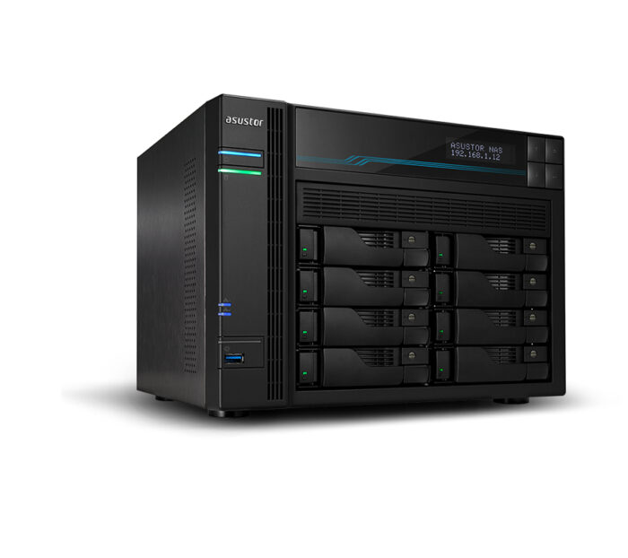 Asustor Lockerstor 10 AS6510T NAS Tower Intel Atom C3538 8 GB DDR4 0 TB ADM Black - Image 1