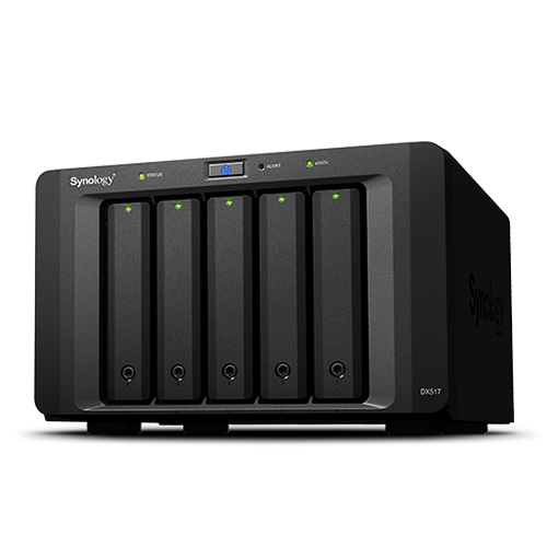 DX517 20TB-SIW Synology DX517 5-Bay 20TB NAS Expansion Module w/ 5x4TB IronWolf Hard Drive Bundle(DX517/20TB-SIW) - Image 1