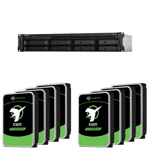 RS1221+32TB-EXOS Synology RS1221+ 8-Bay 32TB NAS w/ 8x4TB Exos Hard Drive Bundle(RS1221+/32TB-EXOS) - Image 1