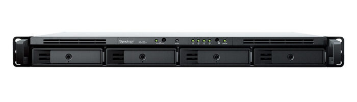 RS422+ Synology RackStation RS422+ NAS/storage server Rack (1U) Ethernet LAN Black R1600 (RS422+) - Image 1