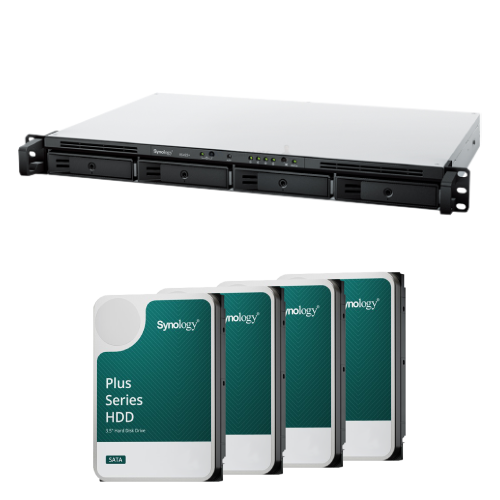 RS422+32TB-HAT3310 Synology RS422+ 4-Bay 32TB NAS w/ 4x8TB HAT3310 Hard Drive Bundle(RS422+/32TB-HAT3310) - Image 1