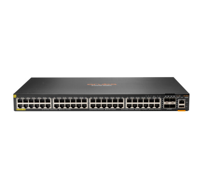 HPE Aruba Networking CX 6200F 48G Class-4 PoE 4SFP+ 740W Managed L3 Gigabit Ethernet (10/100/1000) Power over Ethernet (PoE) 1U(JL728B) - Image 1