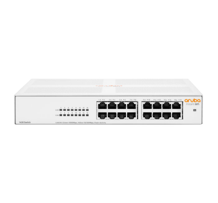 HPE Aruba Instant On 1430 R8R47A 16G Unmanaged Gigabit Switch - Image 1
