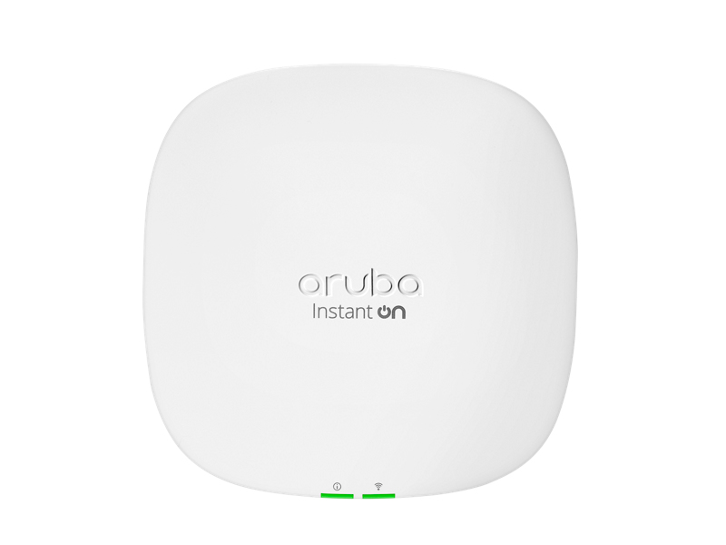 R9B28A HPE Aruba R9B28A Instant On AP25 (RW) 4x4 Wi-Fi 6 Indoor Access Point - Image 1