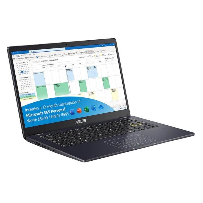 ASUS Vivobook Go 14 E410KA-EK217WS Intel Celeron N4500 4GB/128 GB eMMC 14"Laptop - Image 1