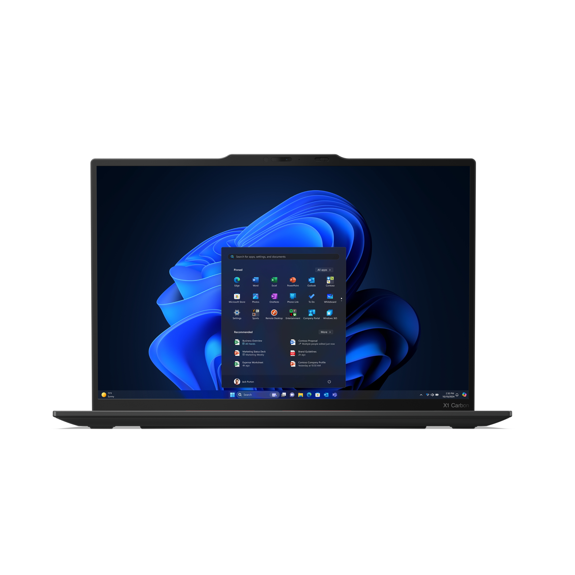 21NS0010UK Lenovo ThinkPad X1 Carbon Gen 13 Intel Core Ultra 7 32GB RAM 1TB SSD 14" Laptop (21NS0010UK) - Image 1