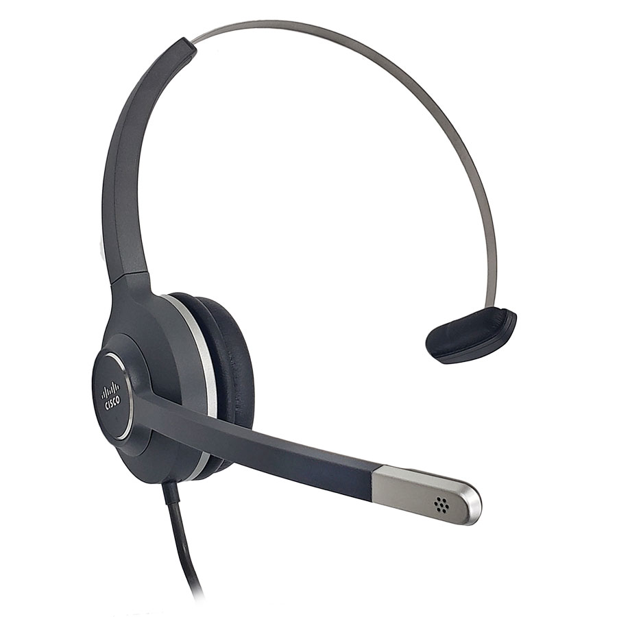 CP-HS-W-531-USBA Cisco Headset 531, Wired Single On-Ear Quick Disconnect with USB-A Adapter, (CP-HS-W-531-USBA=) - Image 1