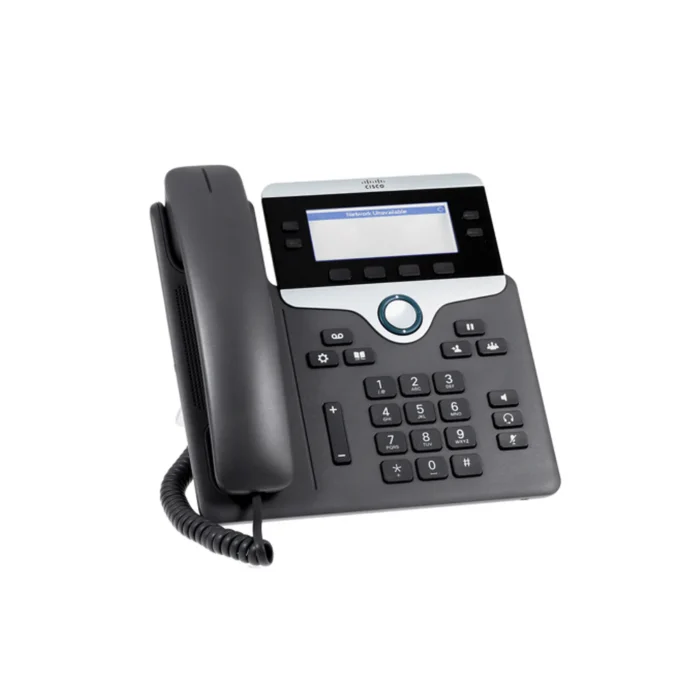 cisco-7841-ip-phone-cp-7841-k9-813763 Cisco IP Business Phone 7841, 3.5-inch Greyscale Display, Class 1 PoE, Supports 4 Lines, (CP-7841-K9=) - Image 1