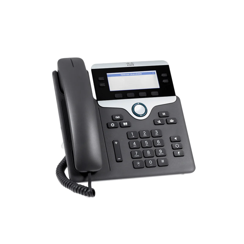 cisco-7841-ip-phone-cp-7841-k9-813763 Cisco IP Business Phone 7841, 3.5-inch Greyscale Display, Class 1 PoE, Supports 4 Lines, (CP-7841-K9=) - Image 1