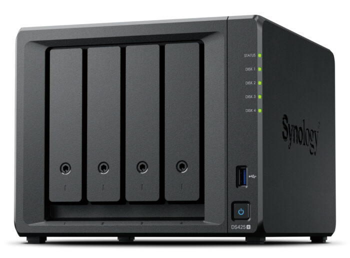 Synology DiskStation DS425+ NAS/storage server Intel Celeron J4125 2 GB DDR4 0 TB - Image 1