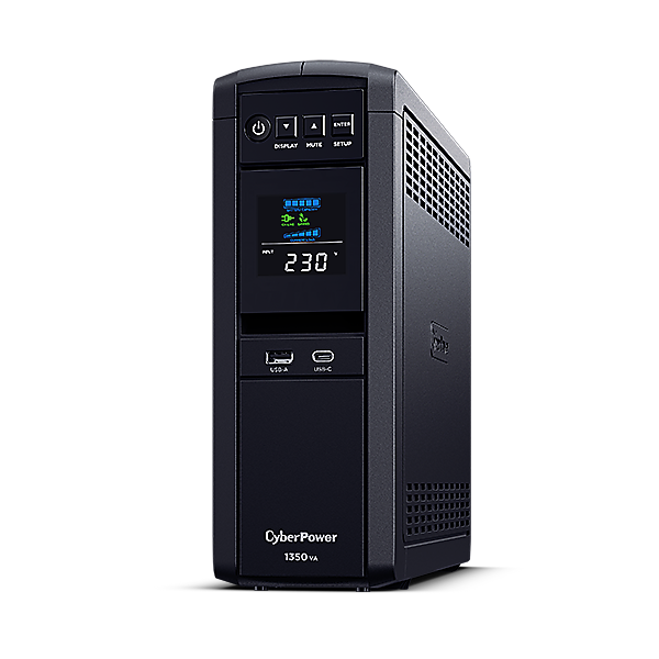 1PE-0000812-00GD_3D_01_WS_E CyberPower CP1350EPFCLCD-UK PFC Sinewave Uninterruptible Power Supply - Image 1