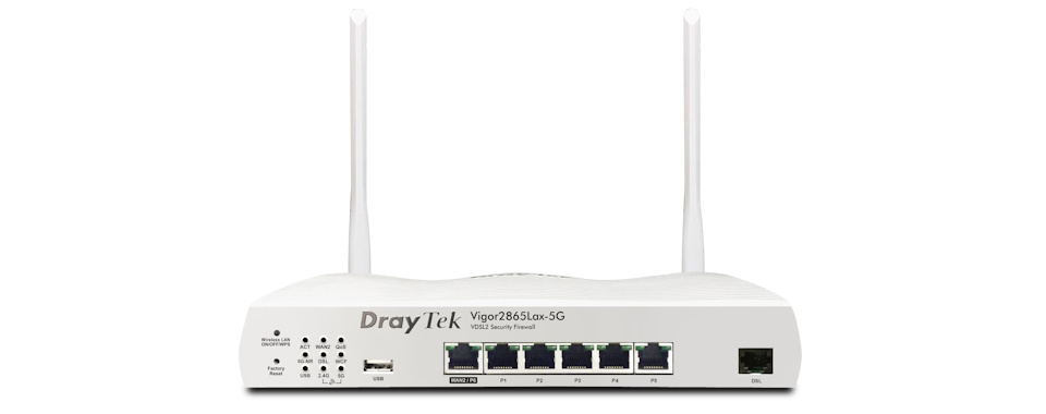 DrayTek Vigor 2865Lax-5G wireless VDSL router with integrated 5G modem DrayTek Vigor 2865Lax-5G wireless VDSL router with integrated 5G modem - Image 1
