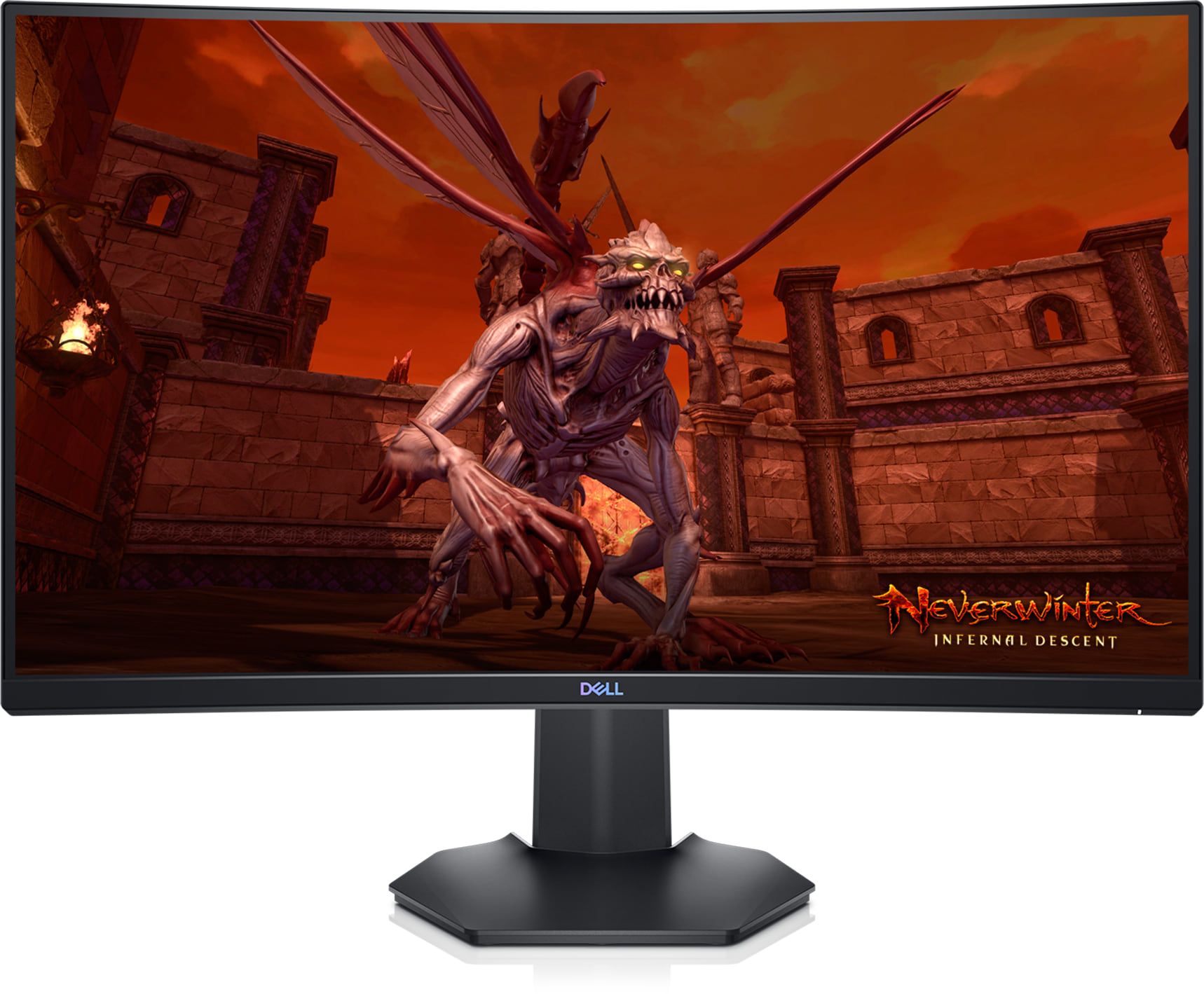 MONITER S2721HGFA Dell S2721HGFA 27" Curved Gaming LCD VA Monitor - FHD 1920 x 1080 1ms 144 Hz - Image 1