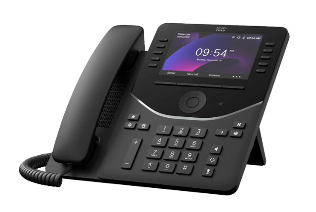 e6a4ccc32cb38b6f735ad3173a7a2add4a6e939f Cisco DP-9861-K9 9861 Color LCD Display 5-inch VoIP Phone Carbon Black - Image 1