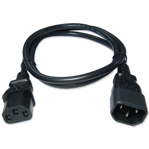 c13toc14-1 0.5m IEC C13 to IEC C14 Power Cable/Cord Extension - Image 1