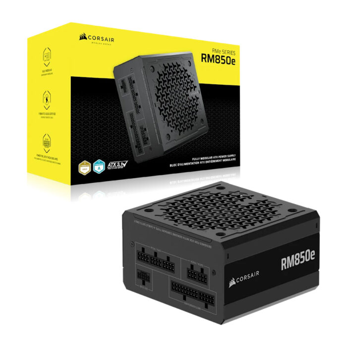 Corsair RM850e power supply unit 850 W 24-pin ATX Black (CP-9020296-UK) - Image 1