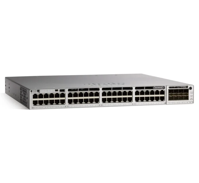 Cisco Catalyst C9300-48P-E network switch Managed L2/L3 Gigabit Ethernet (10/100/1000) Power over Ethernet (PoE) Grey (C9300-48P-E) - Image 1