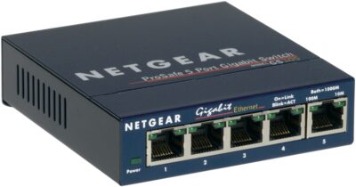 GS105GE NETGEAR GS105GE Unmanaged Gigabit Ethernet Blue - Image 1