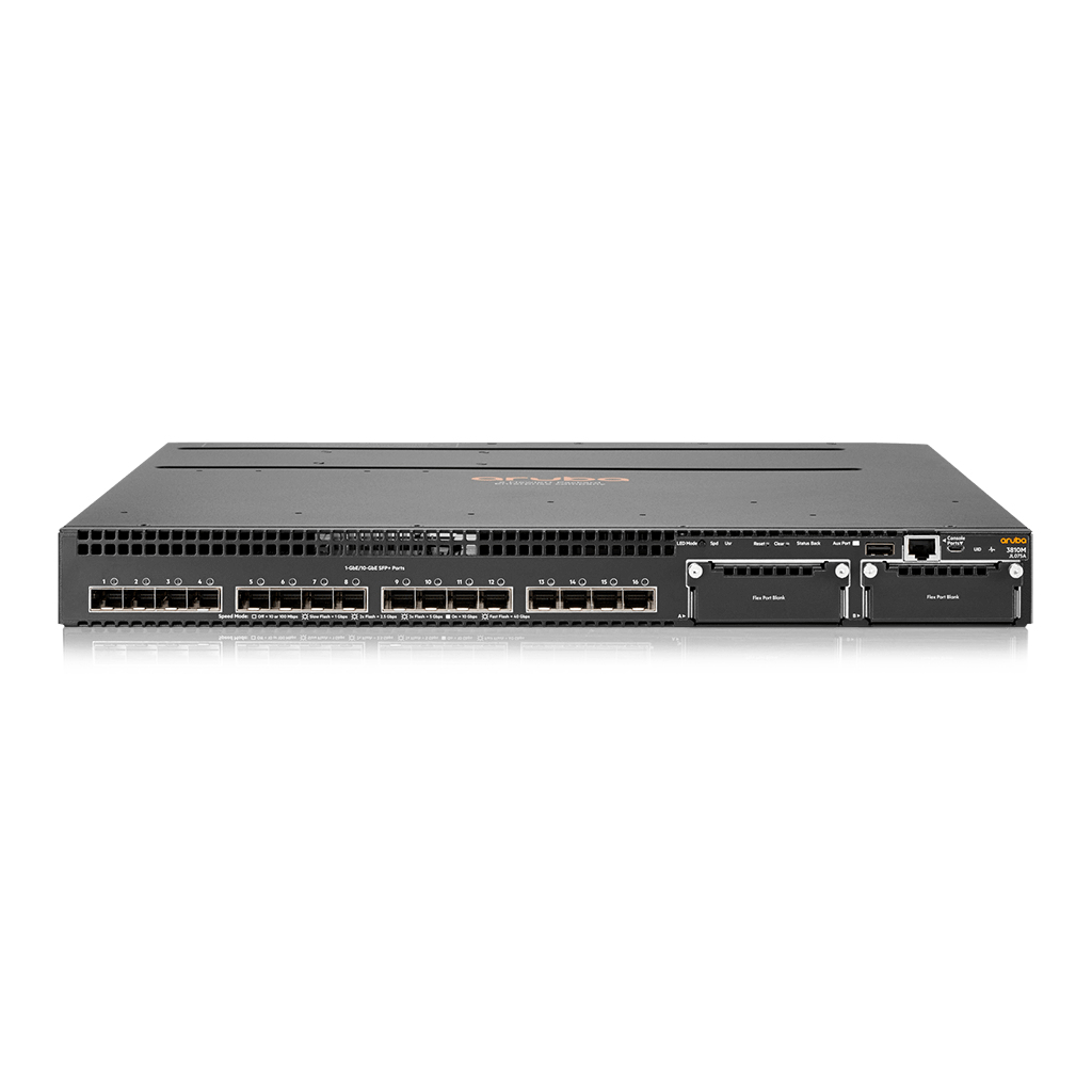 JL075A HPE Aruba 3810M JL075A 16SFP+ 2-Slot Switch - Image 1