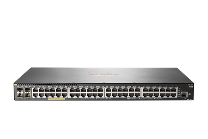 HPE Aruba JL262A 2930F Series 48G PoE+ 4SFP L3 Managed Switch - Image 1