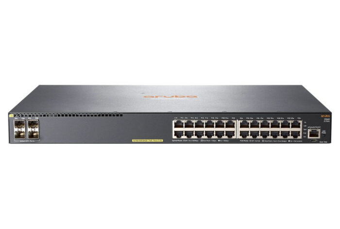 JL356A HPE Aruba 2540 JL356A 24G PoE+ 4SFP+ Managed L2 Switch 1U Grey