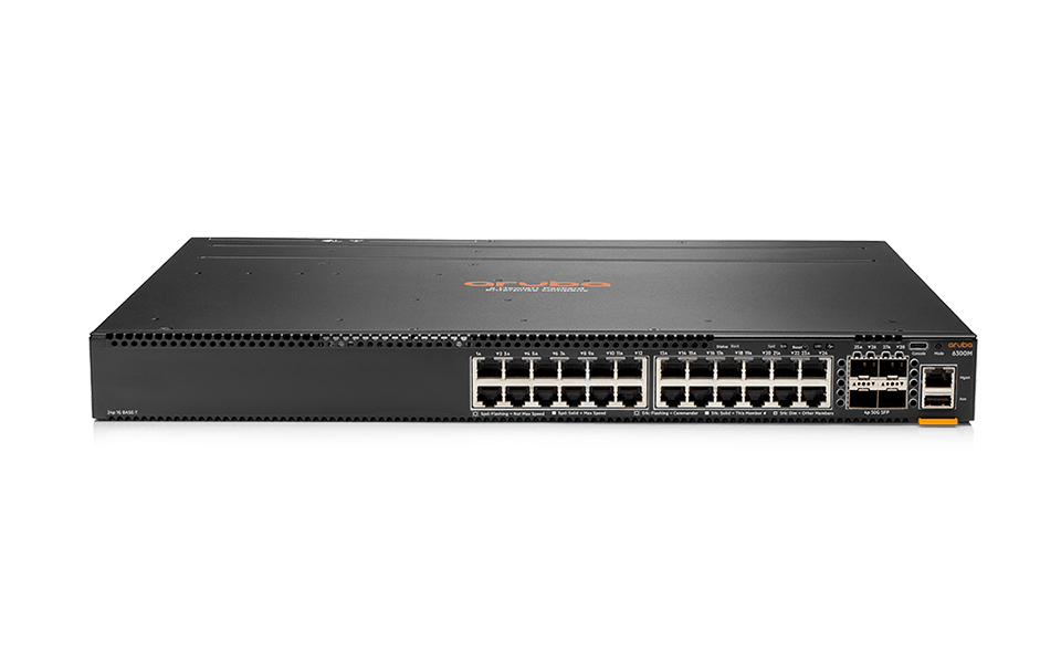 JL664A HPE Aruba Networking JL664A CX 6300M 24 Ports Managed Switch