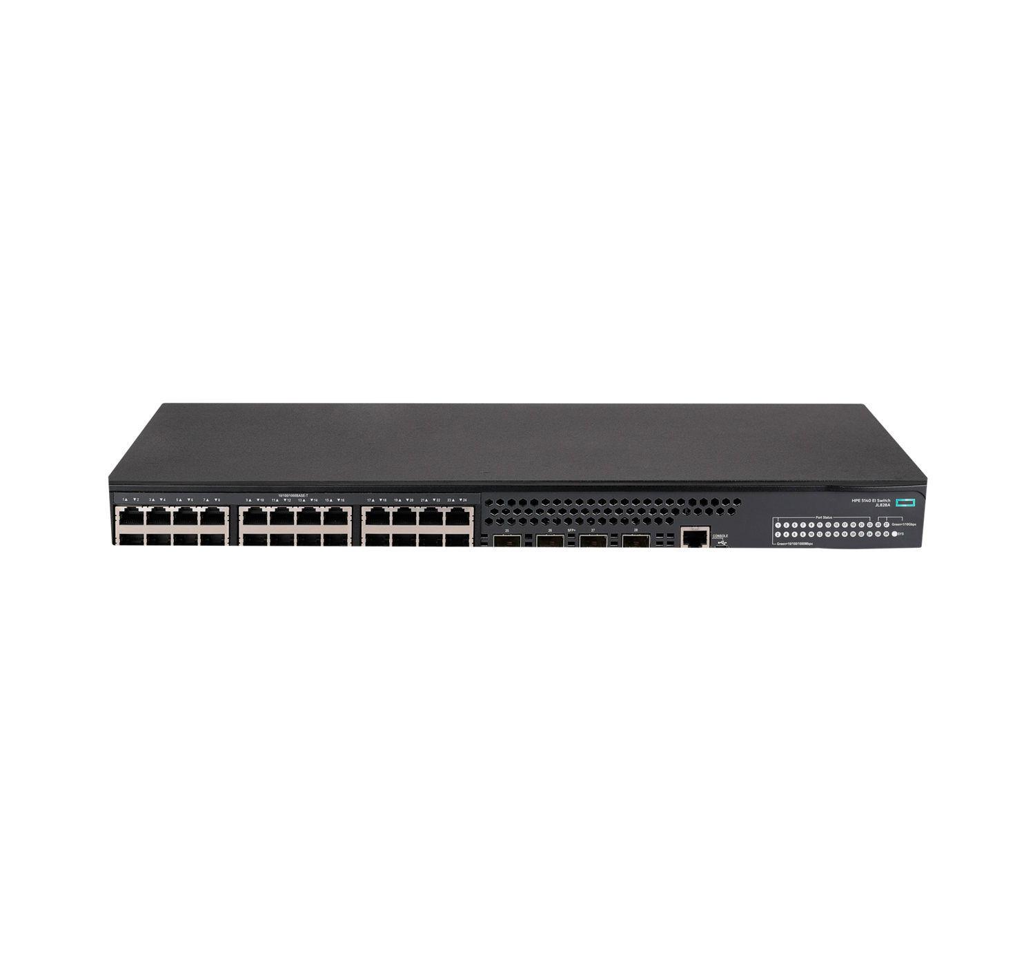 JL828A HPE FlexNetwork JL828A 5140 24G 4SFP+ EI- 28 ports Switch