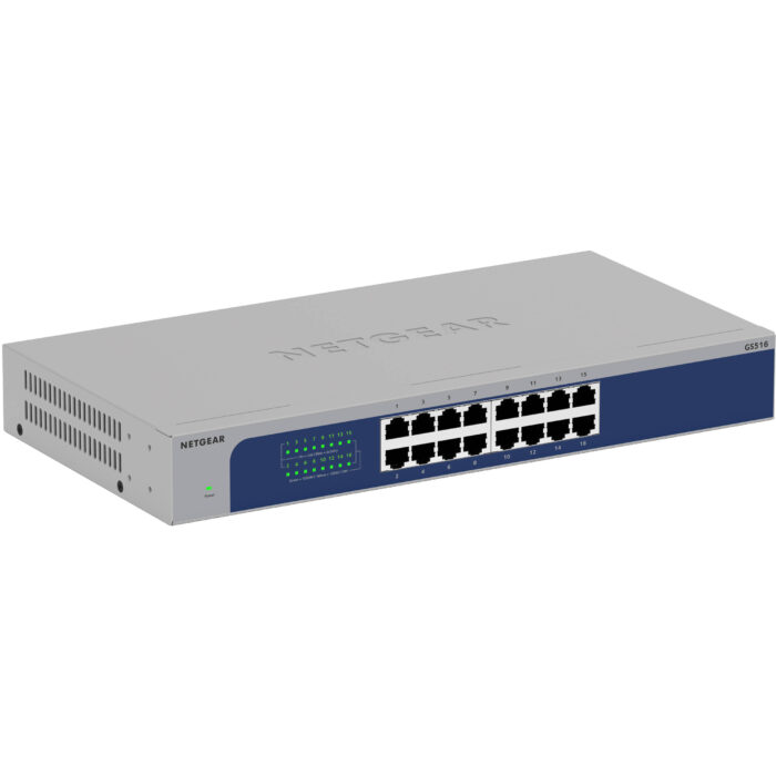 Netgear 16-Port Gigabit Unmanaged Switch SMB Network (GS516-300NAS) - Image 1