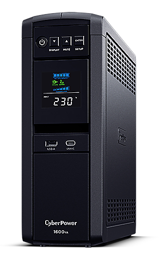 CP1600EPFCLCD-UK CyberPower CP1600EPFCLCD-UK PFC Sinewave Desktop UPS - Image 1