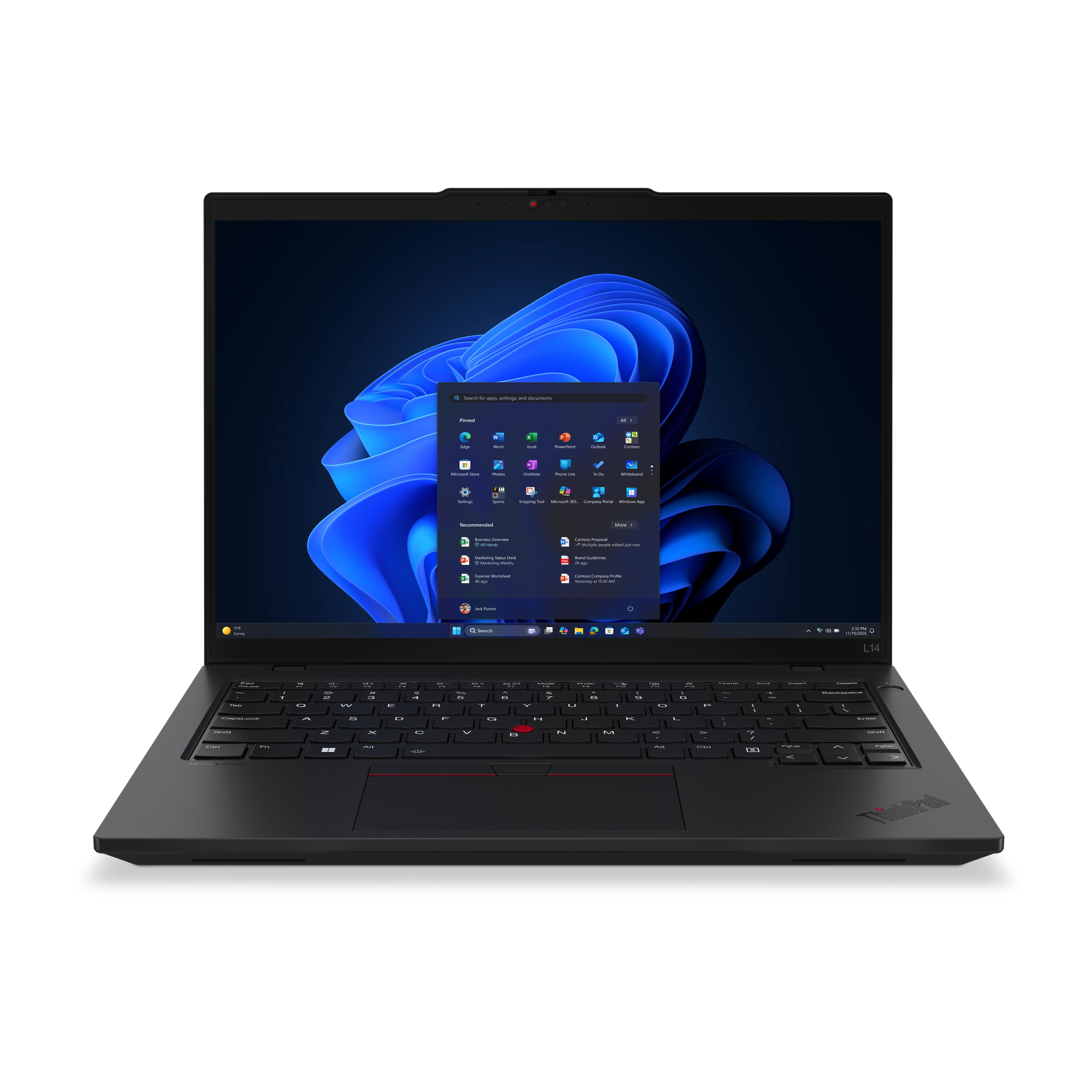 21S8003SUK Lenovo ThinkPad L14 AMD Ryzen 5 PRO WUXGA 16 GB /512 GB SSD 14" Laptop (21S8003SUK) - Image 1