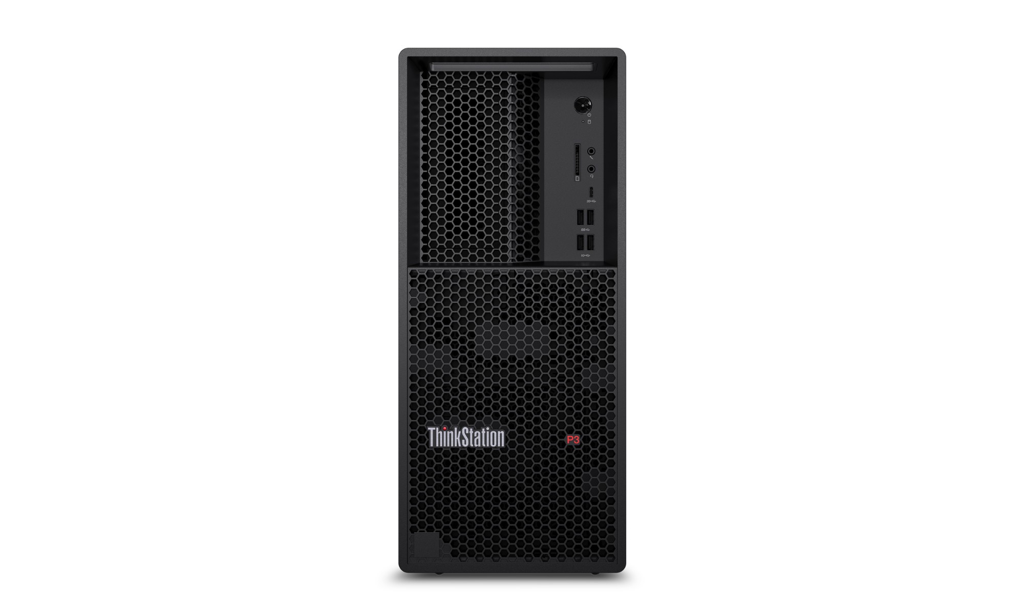 30HT00AJUK Lenovo ThinkStation P3 Tower Gen 2 Intel Core Ultra 7 265 16 GB/512 GB SSD Workstation Black (30HT00AJUK) - Image 1