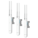 Ubiquiti AC Mesh Wifi 5 Access Point (UAP-AC-M-3) - Pack of 3 - 3 PoE Injectors